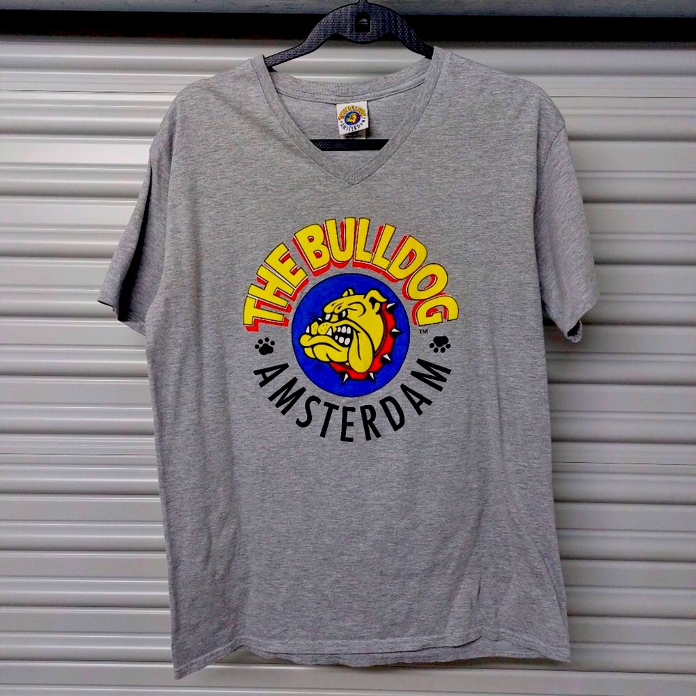 The Bulldog Amsterdam V-Neck T-Shirt Large
